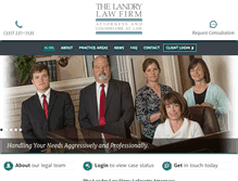Tablet Screenshot of lafayettelaw.com